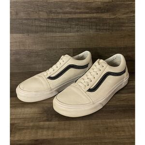 Vans Old Skool Pebbled Leather Lace Up Sneakers men’s 6 women's 7.5 Skate Casual